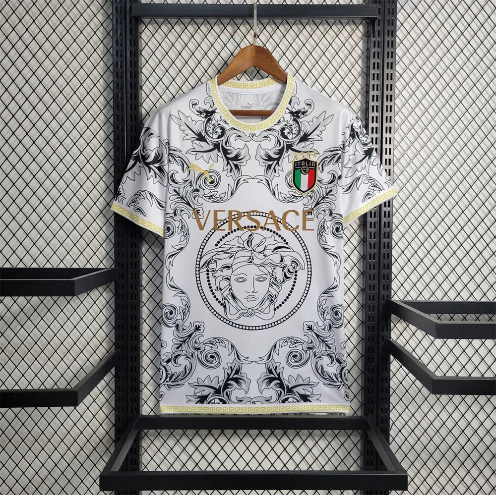 ITALY 2023 CONCEPT VERSACE WHITE HOME SHIRT